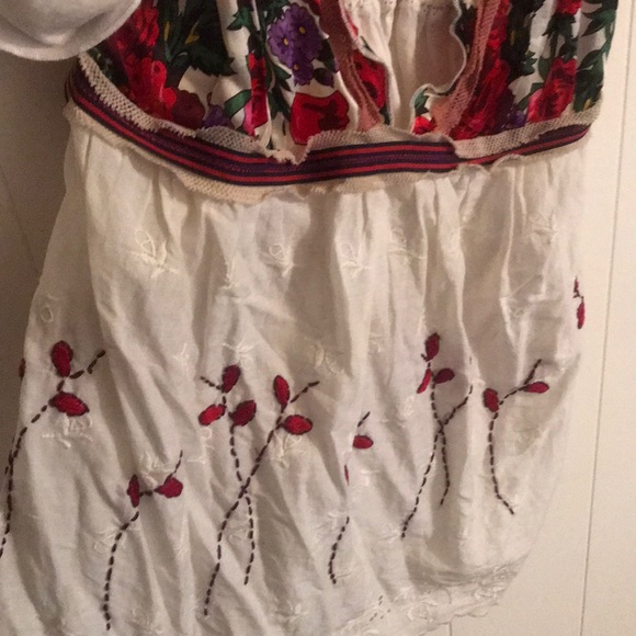 Free people short sleeve tunic top - Picture 3 of 5